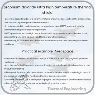 Zirconium Diboride: Revolutionizing Aerospace and High-Temperature Applications!